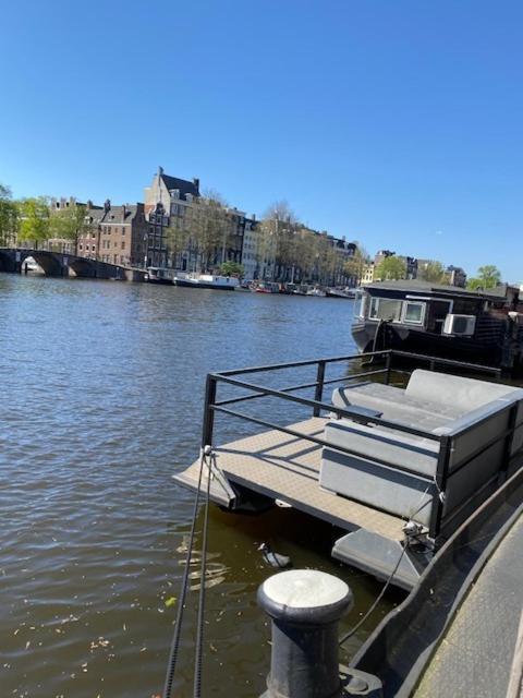 Houseboat Amstel River Studio Amsterdam Zewnętrze zdjęcie