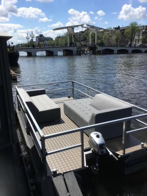 Houseboat Amstel River Studio Amsterdam Zewnętrze zdjęcie