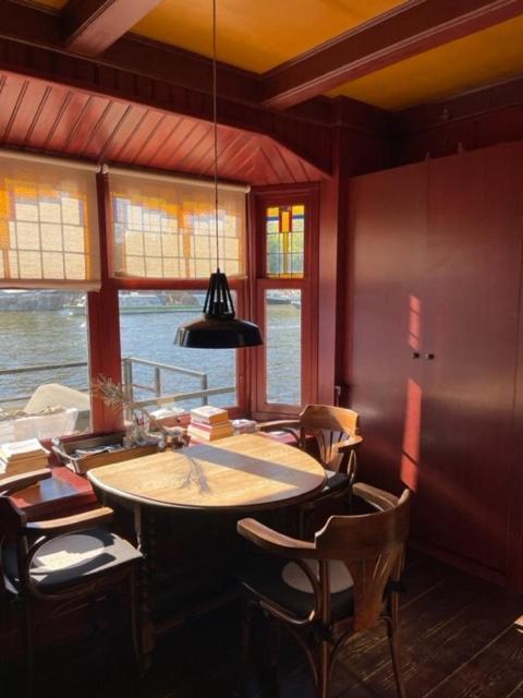 Houseboat Amstel River Studio Amsterdam Zewnętrze zdjęcie